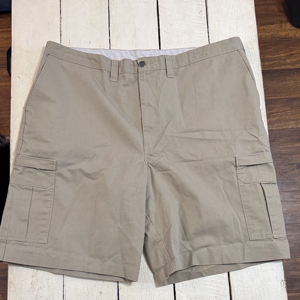 Dickies Men's Khaki Cargo Shorts
